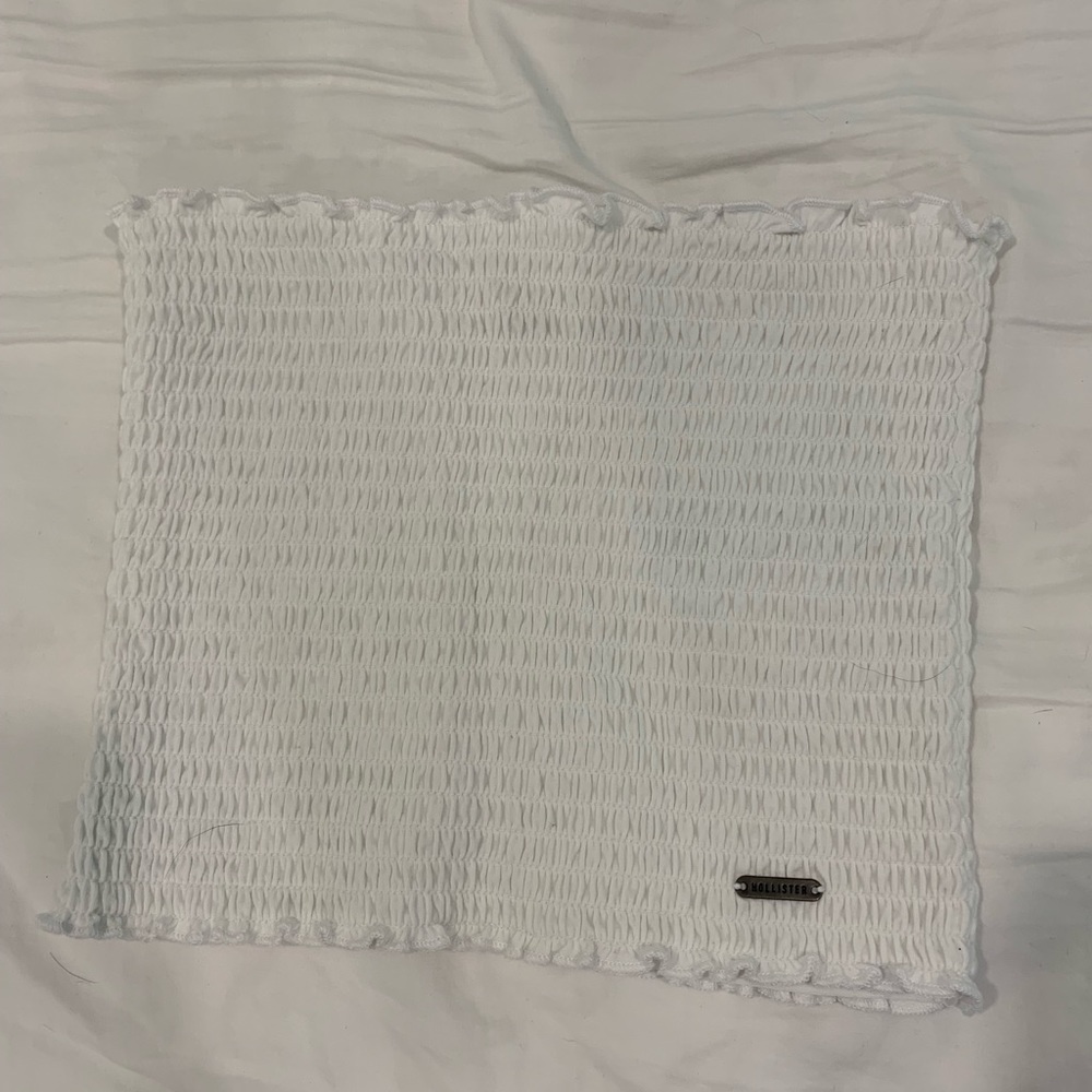 Hollister ruffled tube top